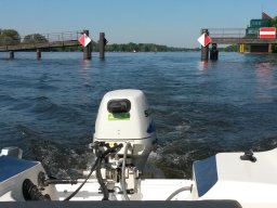 Unsere erste Bootsfahrt 2018 Dove Elbe