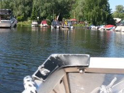 Unsere erste Bootsfahrt 2018 Dove Elbe