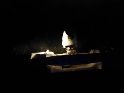 Allein eine Nacht-Tour auf der Dove Elbe